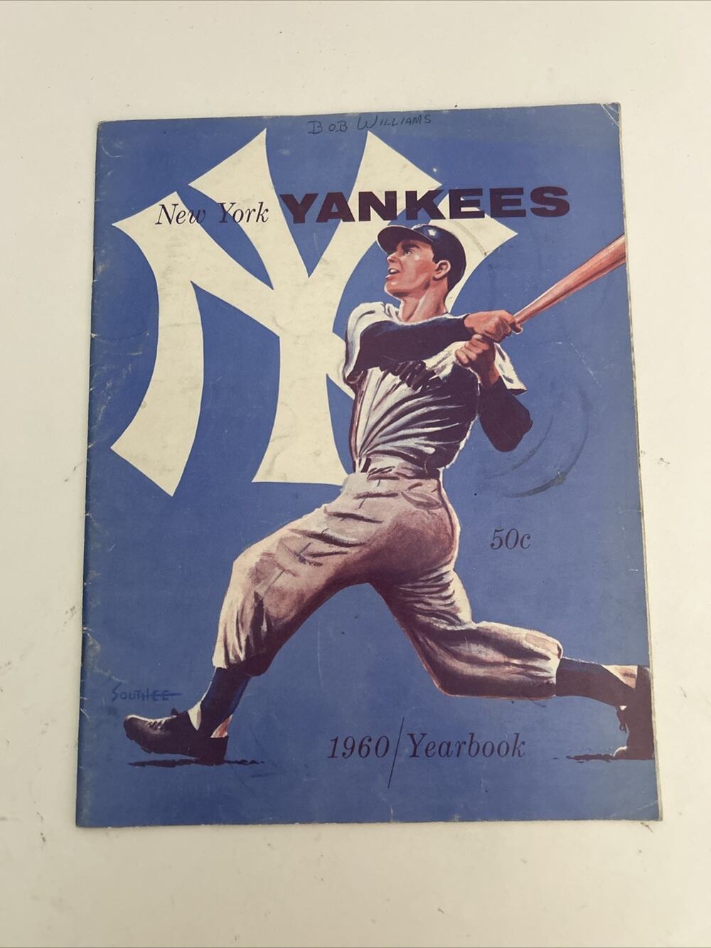 1960 NEW YORK YANKEES MLB BASEBALL YEARBOOK STENGEL BERRA MANTLE MARIS
